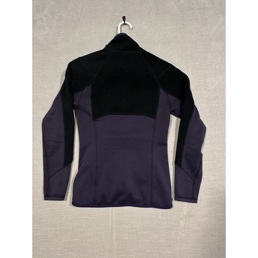 Patagonia Women's Piton Hybrid Fleece Polartec Full Zip Jacket Black Purple XS‎ - Picture 5 of 8